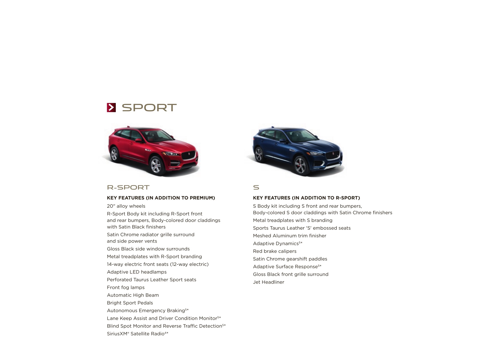 2017 Jaguar F-Pace Brochure Page 24